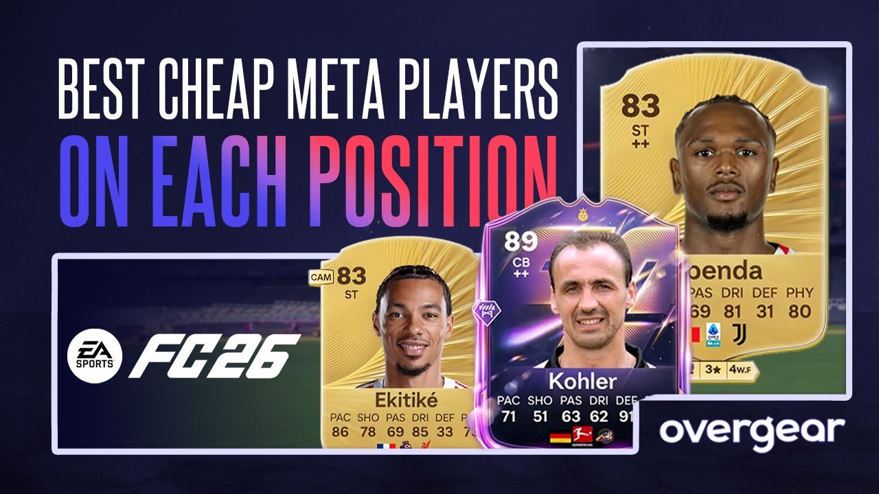 FC 26 Best Cheap Meta Players on Each Position | Under 10k/25k/100k Tier List & Starter Squad Guide
