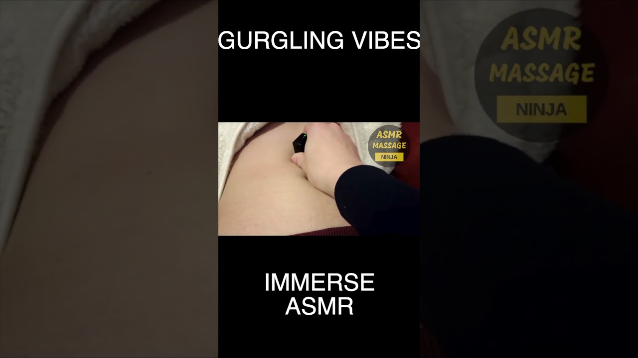 ASMR Booming Belly Sounds | Unique Internal ASMR for Relaxation　#shorts
