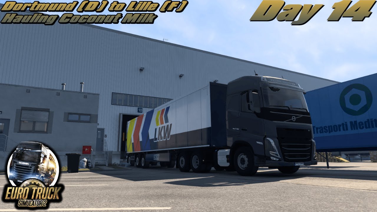 Day 14 Working As A Truck Driver! Dortmund (D) to Lille (F) - Euro Truck Simulator 2