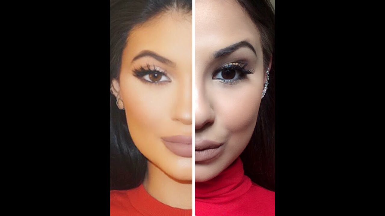 Kylie Jenner inspired look- With signature lips