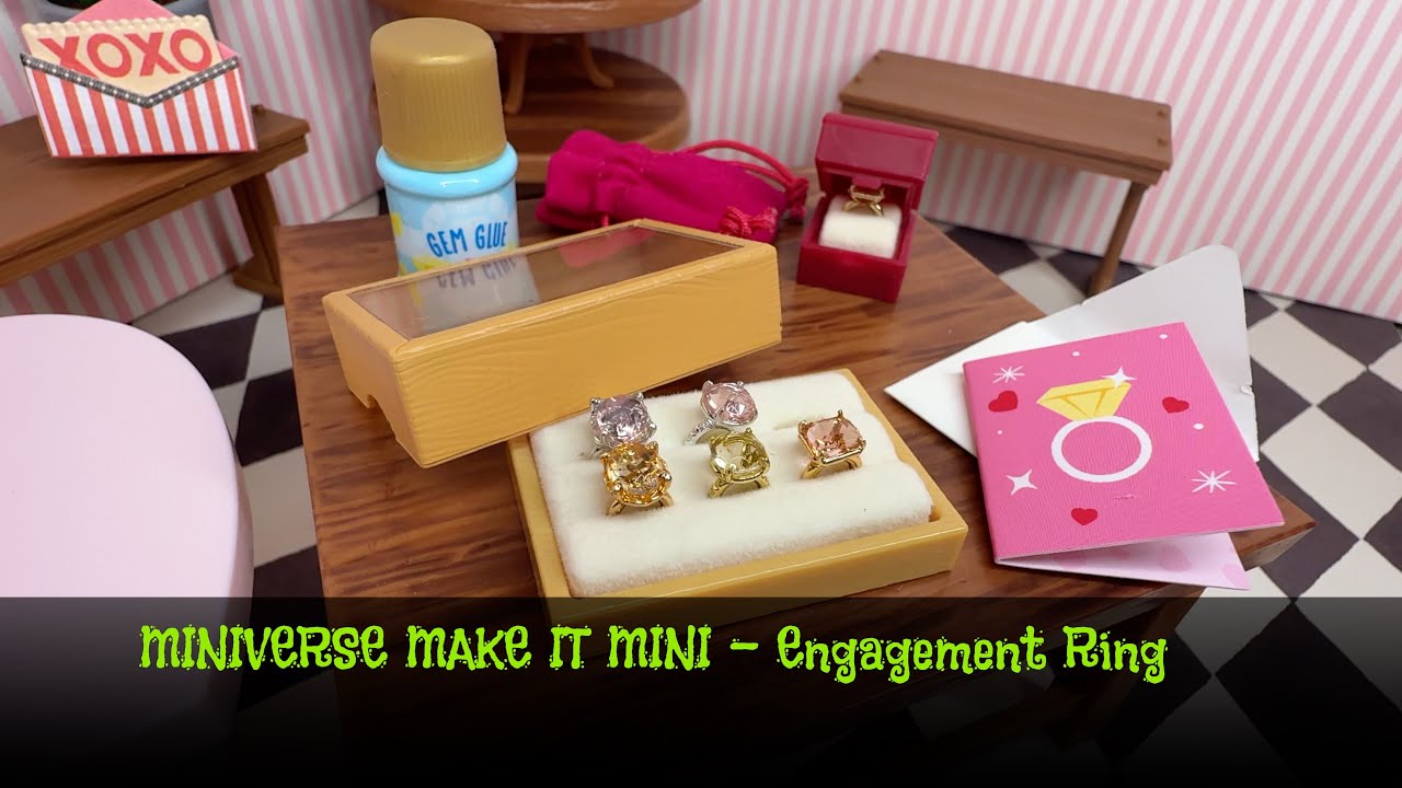 Build With Me!  Miniverse Make it Mini Valentine's - Engagement Ring