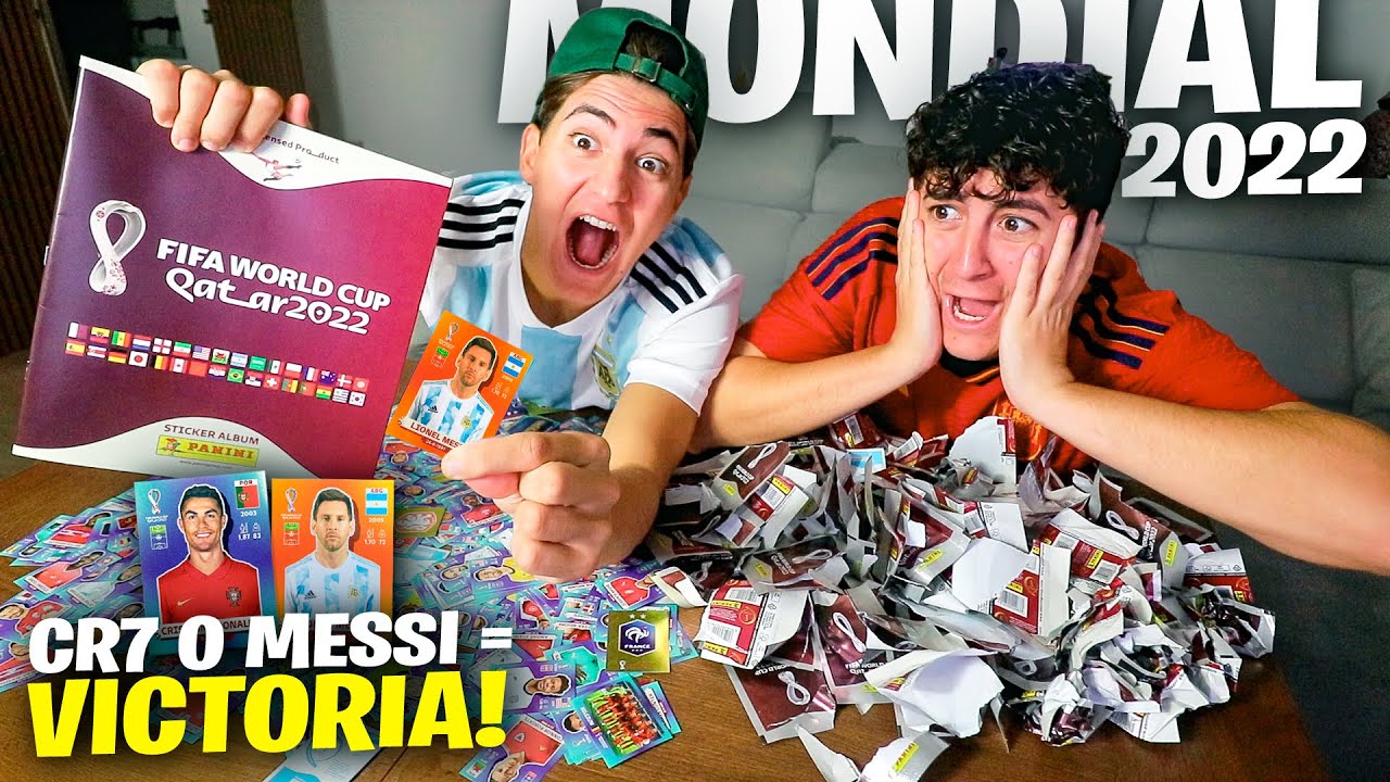 Abriendo CROMOS MUNDIAL hasta que toque MESSI o CRISTIANO RONALDO *QATAR WORLD CUP 2022*