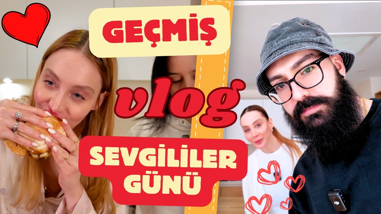 MUTFAK DOLABI / SEVGİLİLER GÜNÜ HAMBURGERİ !! GEÇ KALAN VLOG #vlog
