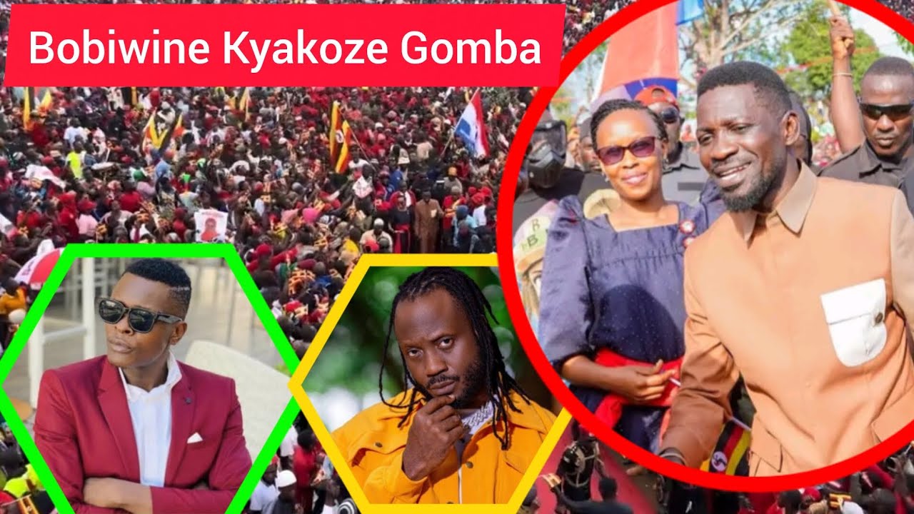 LABA AMANYI! Bobiwine Kyakoze Gomba_ ebya Bebecool ne Chameleon bibi abawagizi bannyivu