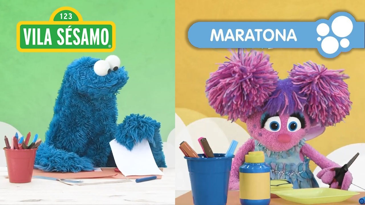Vila Sésamo: Oficinas Criativas com Abby e Come-Come | Maratona