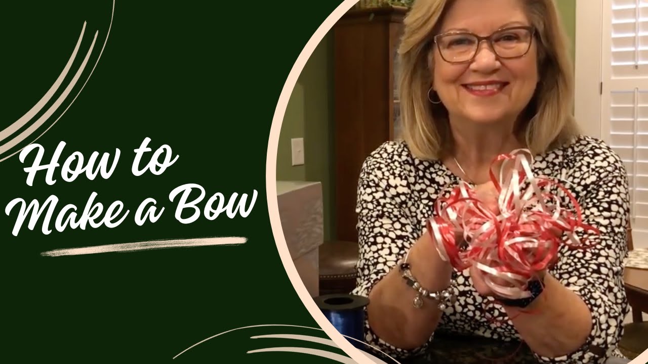 How to Make a Bow Out of Curling Ribbon | Home with the Halsteads