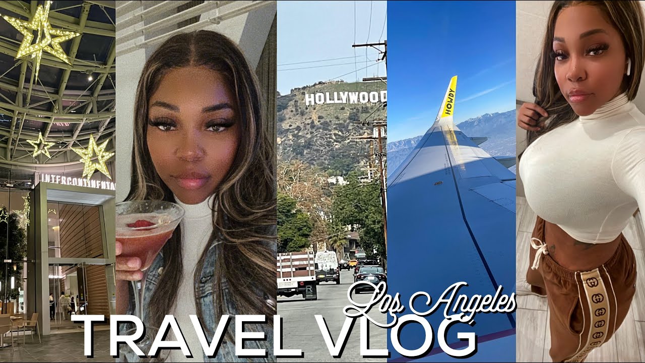 TRAVEL VLOG | LETS GO TO LOS ANGELES FOR A FEW DAYS | Gina Jyneen