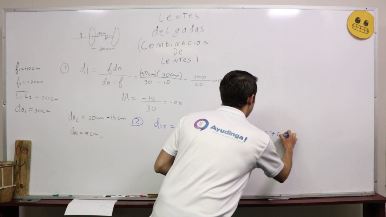Combinaci&oacute;n de Lentes Delgadas | Teor&iacute;a y Ejercicios Resueltos