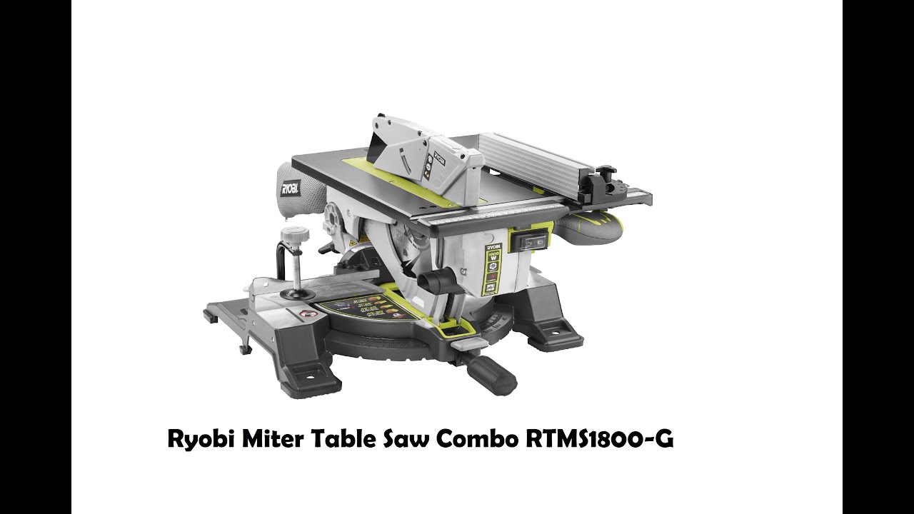 Ryobi Miter Table Saw Combo RTMS1800-G