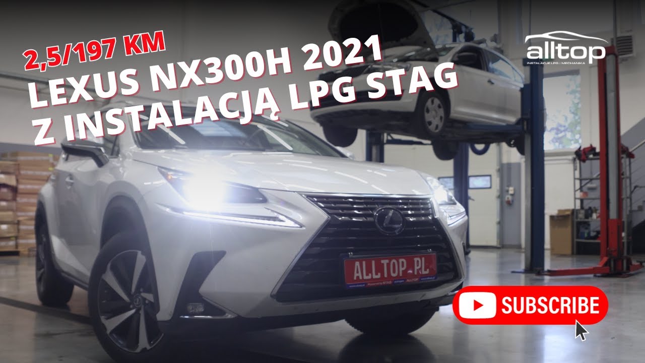 Lexus NX 300H z instalacją LPG STAG