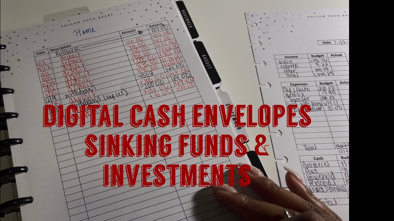 Digital Stuffing | Cash Envelopes | Sinking Funds | Investments