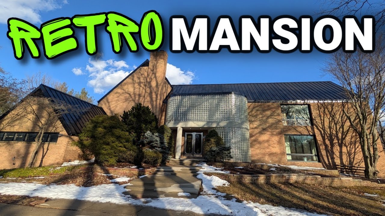 Inside a CRAZY 90's Mansion Near Detroit