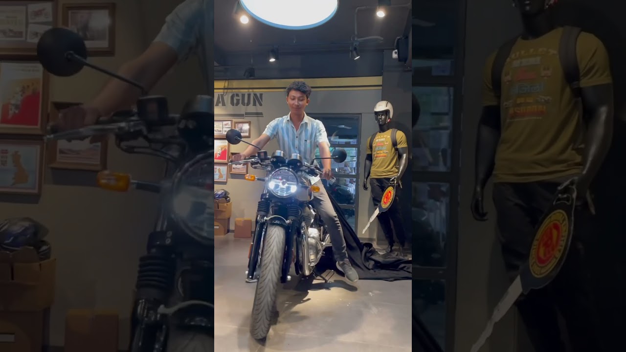 GT 650 Delivery 🏍️ #gt650 #royalenfield #continentalgt650 #shorts