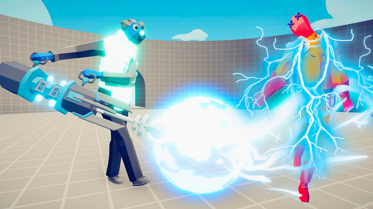 NEW TESLA GUN vs EVERY UNIT | TABS Totally Accurate Battle Simulator