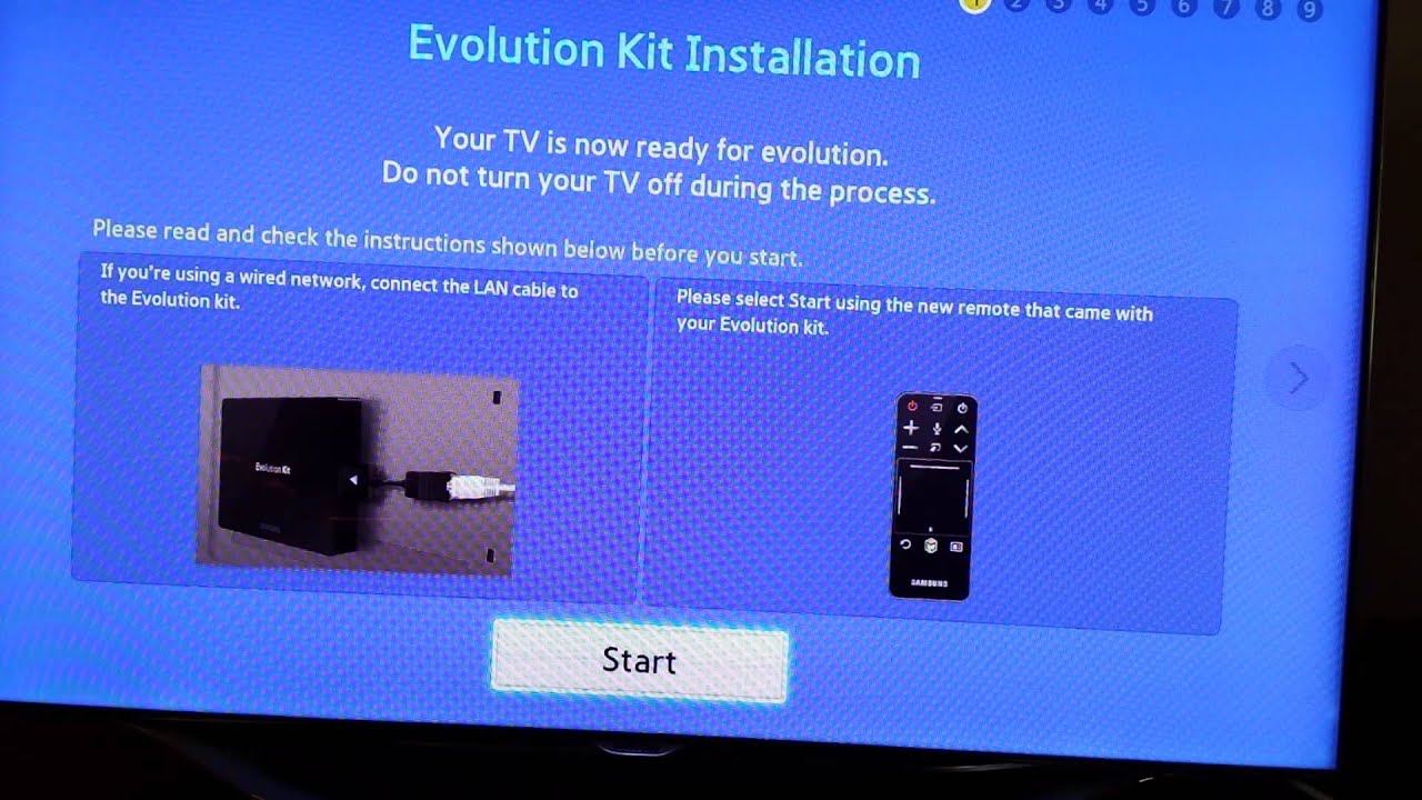 Problem with Samsung SEK-1000 / XC Evolution Kit module on UE55ES8000