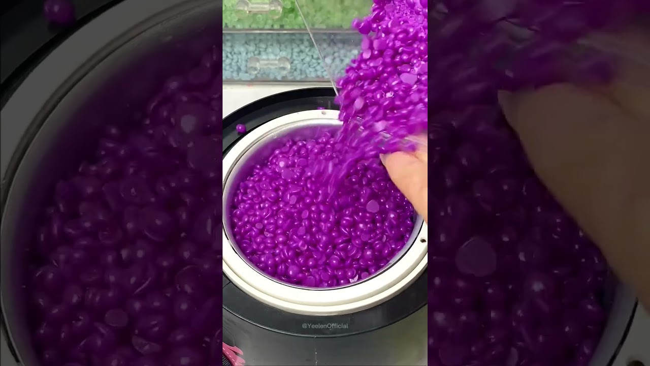 Ready to give myself a body wax 😅 #waxing #hardwax #asmr #waxbeads #yeelen #satisfyingasmr