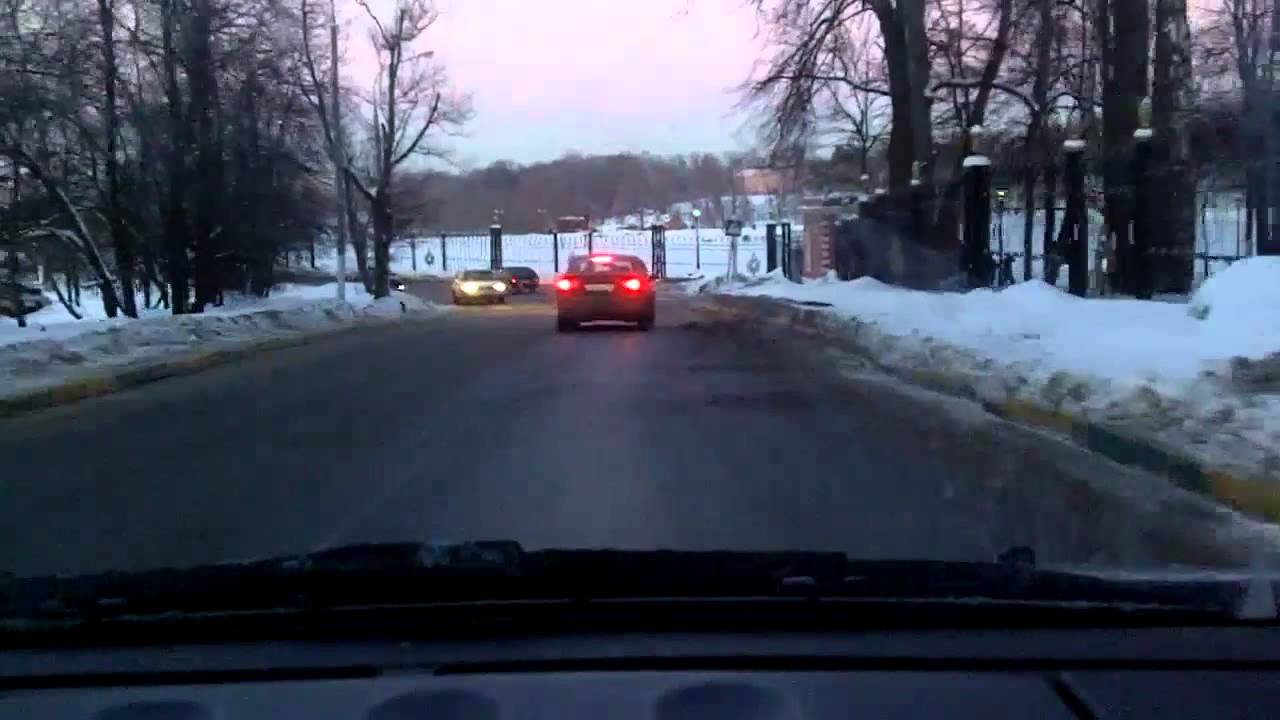 Подольск - Люблино / Podolsk - Lyublino 26/01/2013 (timelapse 4x)