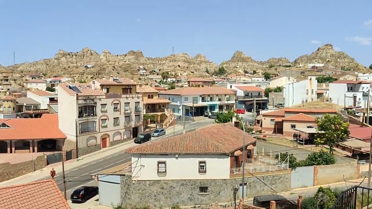 Vistas Panorámicas de Purullena, Granada.