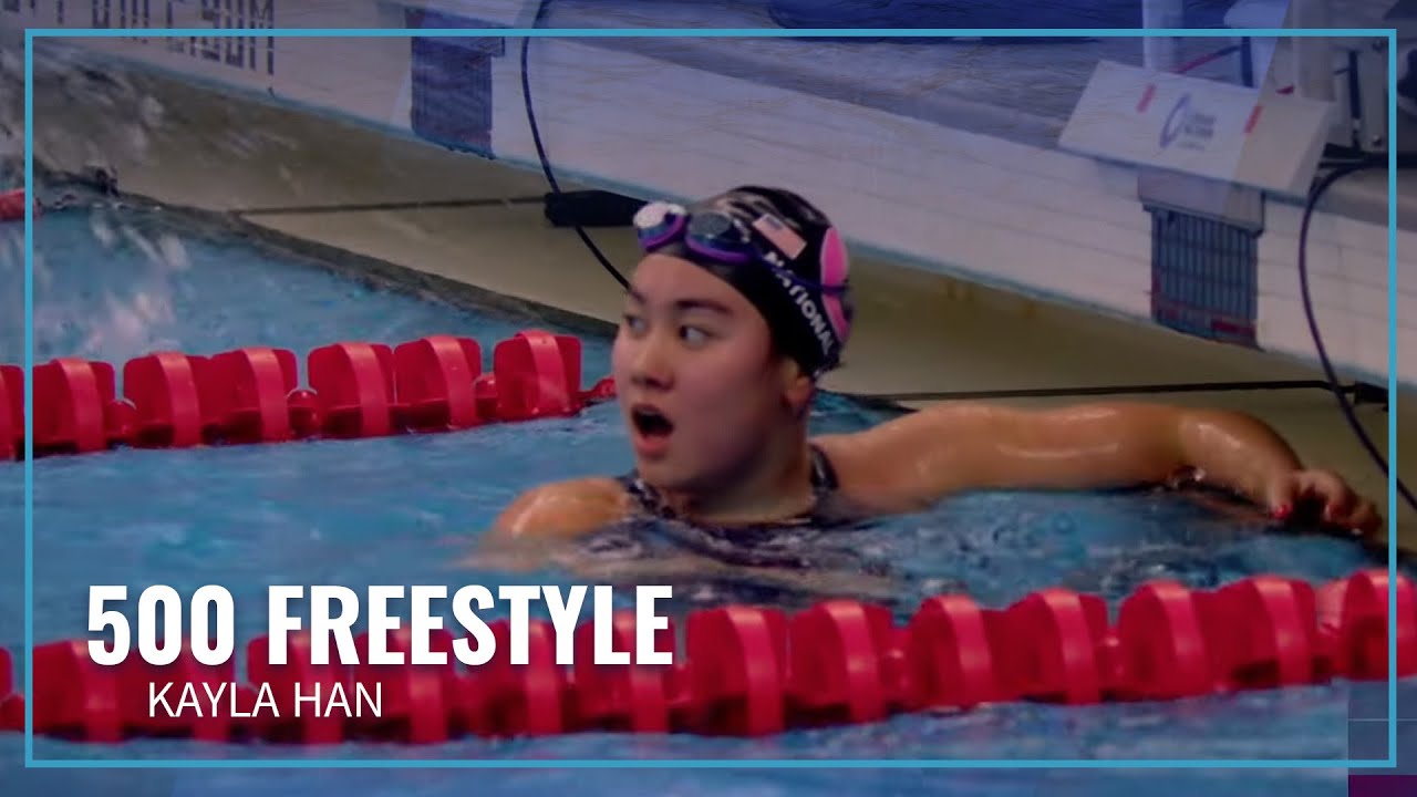 Kayla Han Leads the Pack Winning the 500 Freestyle | 2023 Speedo Winter Juniors East