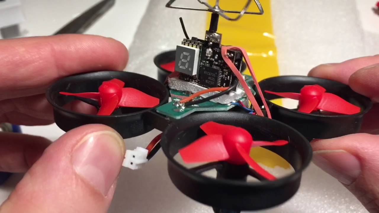 Eachine E010 Mini FPV Umbau mit TX01 5.8GHz AIO Kamera