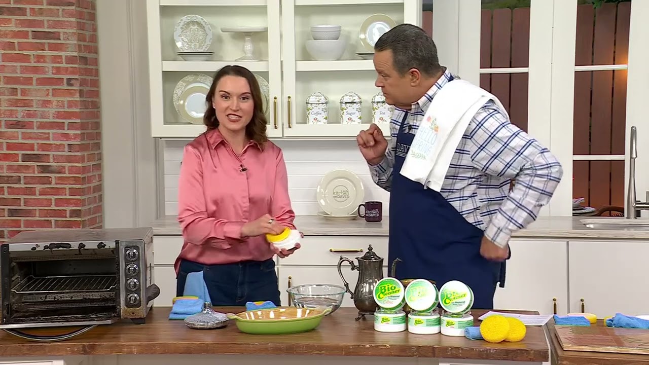 Bio Cleaner Set of 2 10.5oz Multi-Purpose Cleaning Clay with Cloth on QVC