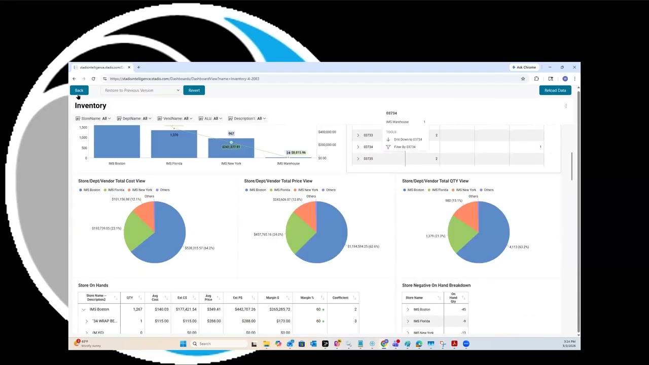 IMS Stadis iNatelligence - New Email Feature and Quick Overview
