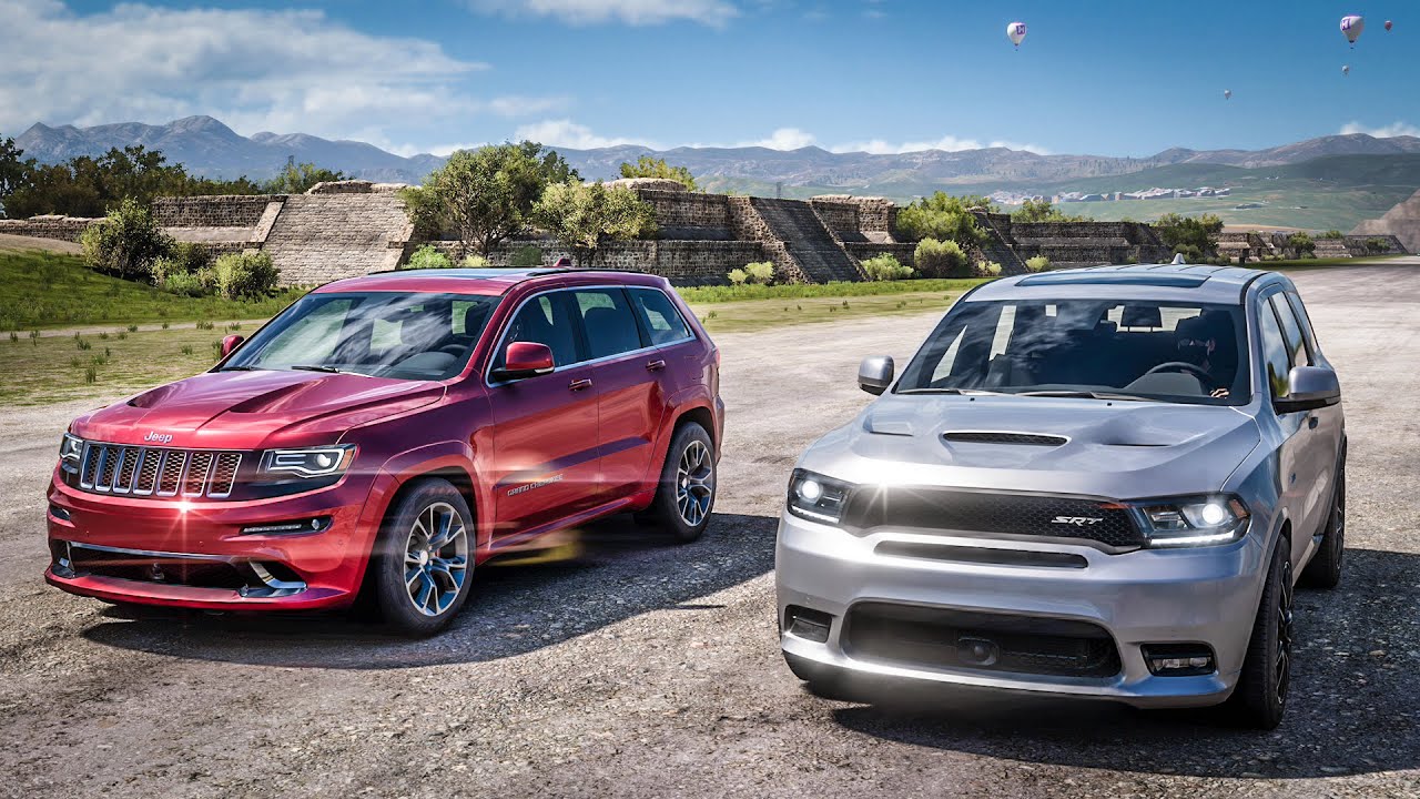 Forza Horizon 5 Drag race: Dodge Durango SRT vs Jeep Grand Cherokee SRT