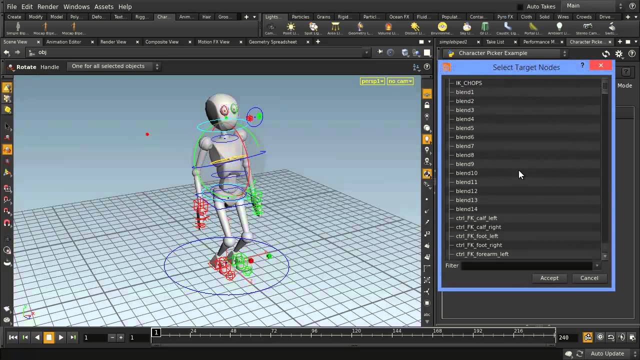 Houdini | Character Picker