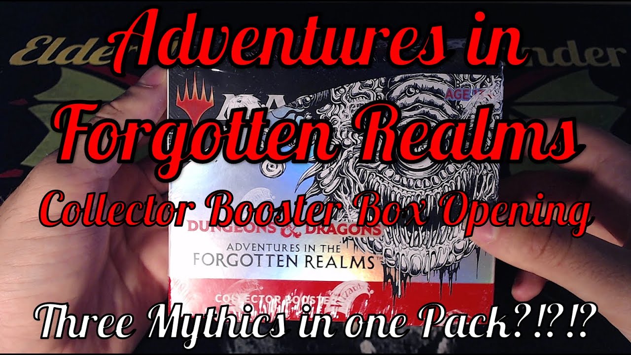 THREE MYTHICS IN ONE PACK?!?!? - Adventures in Forgotten Realms Collector Booster Box Opening - AFR