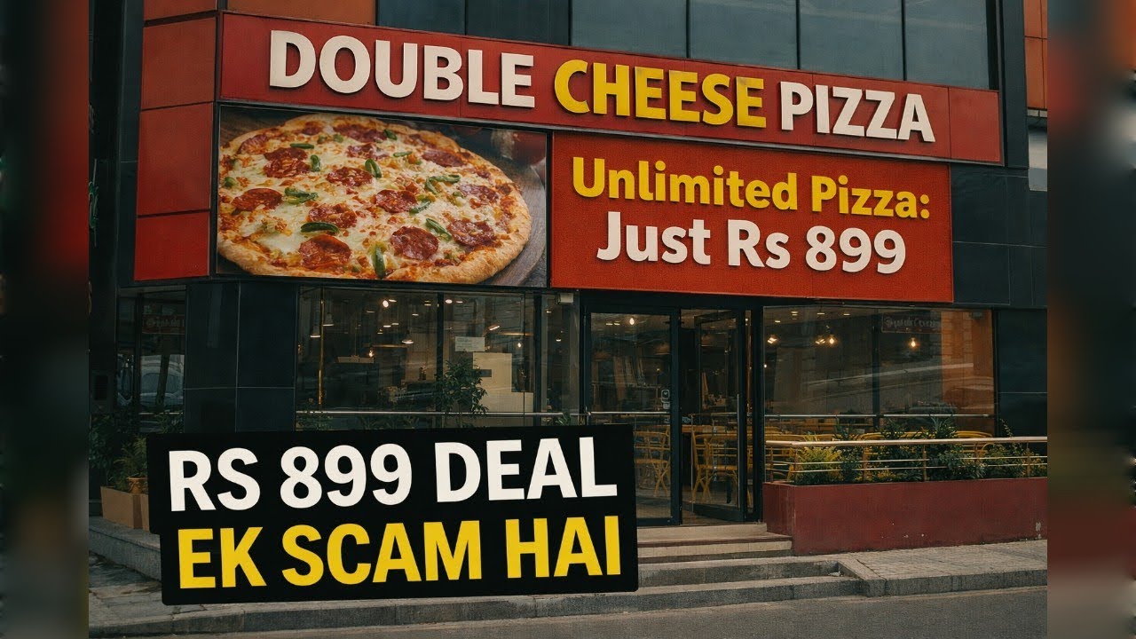 Double Cheese Pizza Rs 899 Deal Ek Scam Hai, Please Don't Waste Your Money And Time