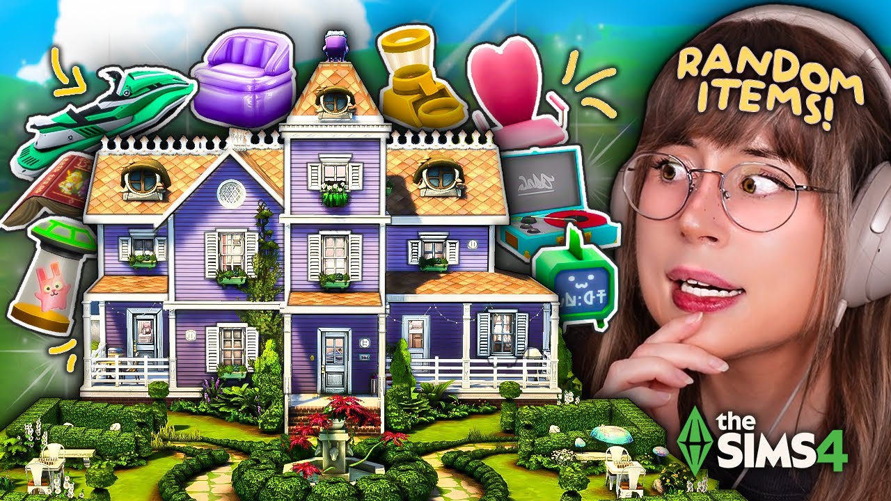 Building a House BUT Each Room is a Different ITEM in The Sims 4