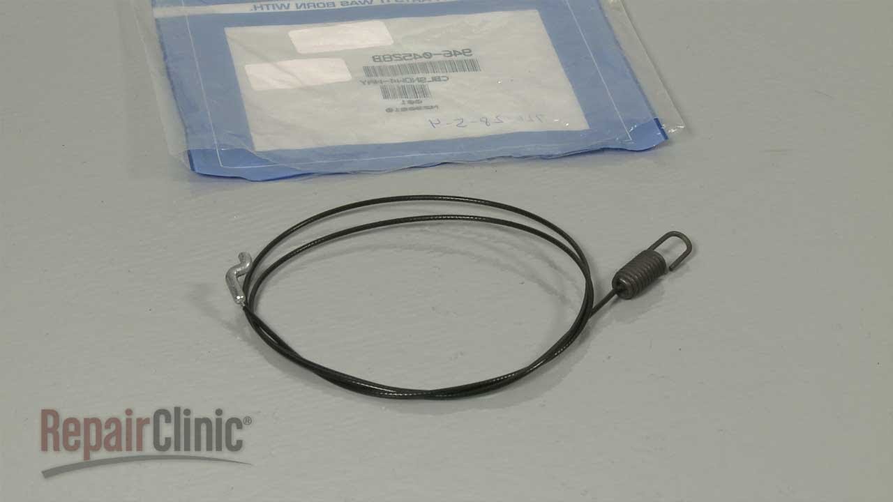 Cub Cadet Snowblower Replace Auger Drive Cable #946-04230A