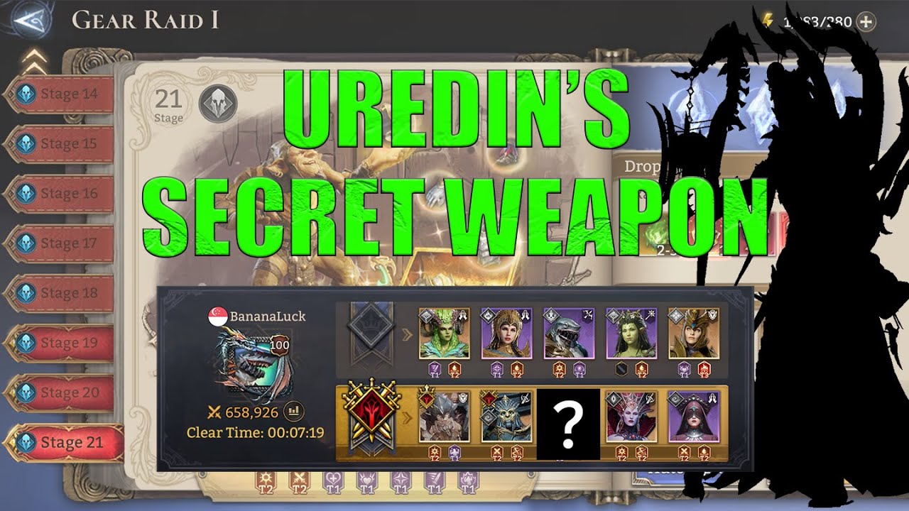 Can Uredin Solo DPS GR1-21? | No POD Single DPS [Watcher Of Realms]