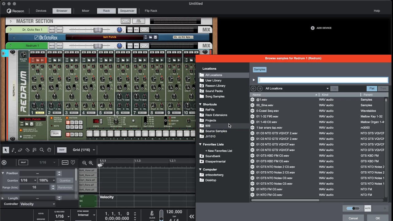 How to create REX-files in Reason 13