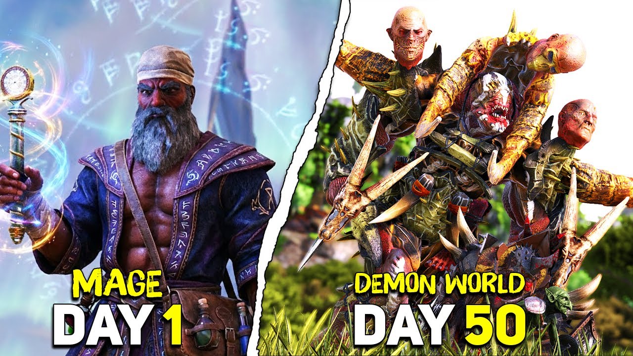 50 Days in ARK Demon World... Và Đây Là Những Gì Đã Xảy Ra !!