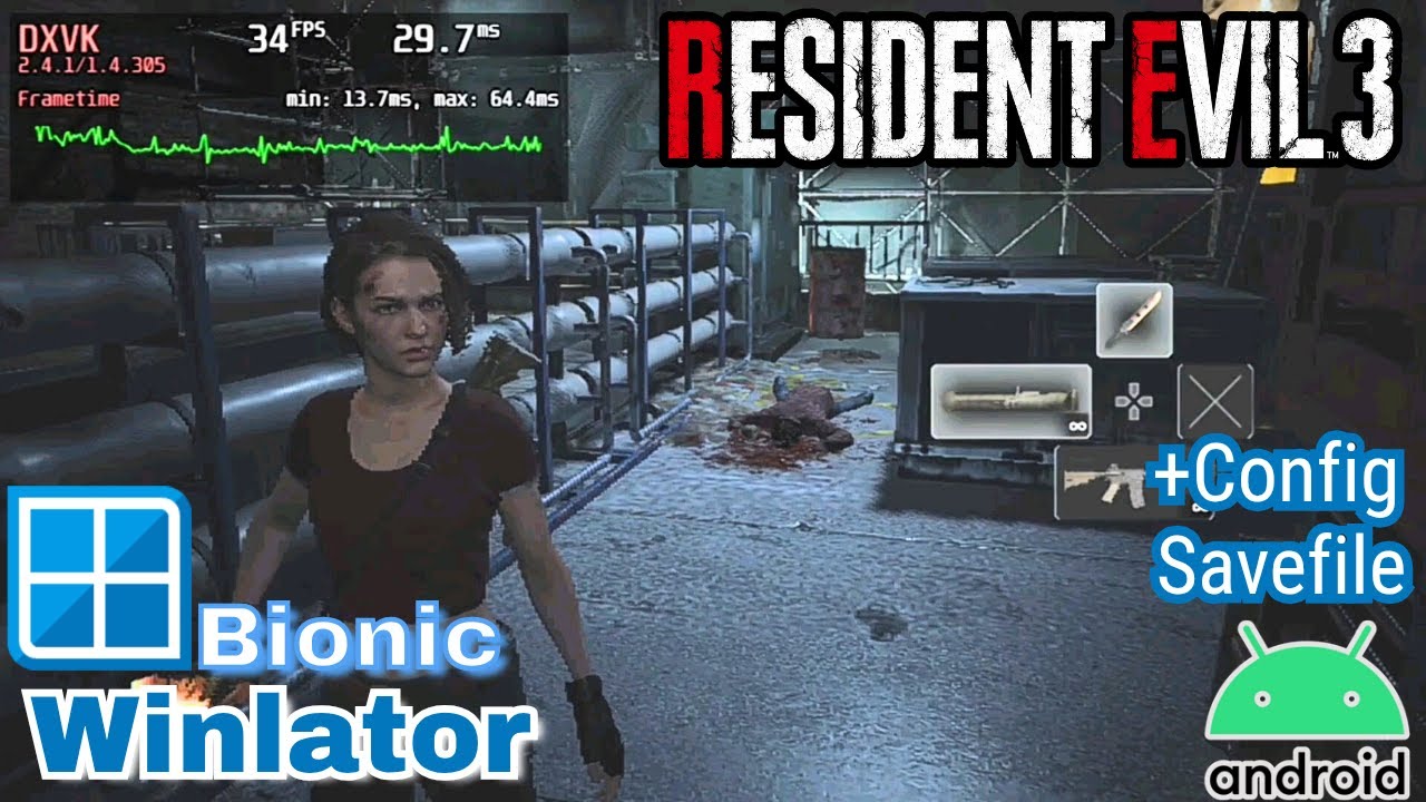 Resident Evil 3 Remake On Android! - Winlator Bionic | Snapdragon 8 Gen 1 + best settings