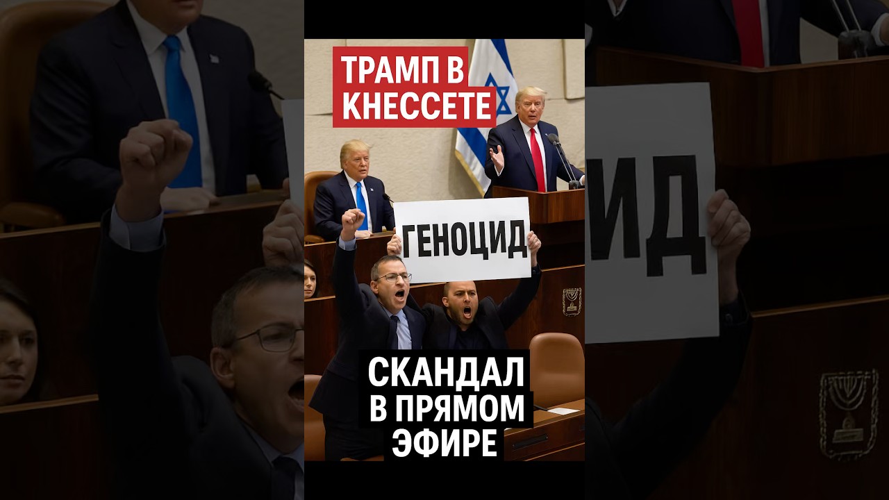 Трамп в Кнессете: депутаты сорвали речь криками &laquo;Геноцид&raquo;
