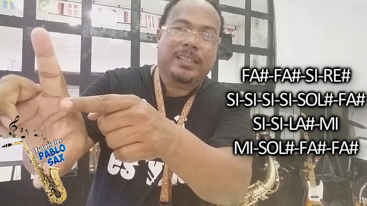 TUTORIAL PABLO SAX  CUAN GRANDE ES EL EN SAXO ALTO Pista Misael Benitez