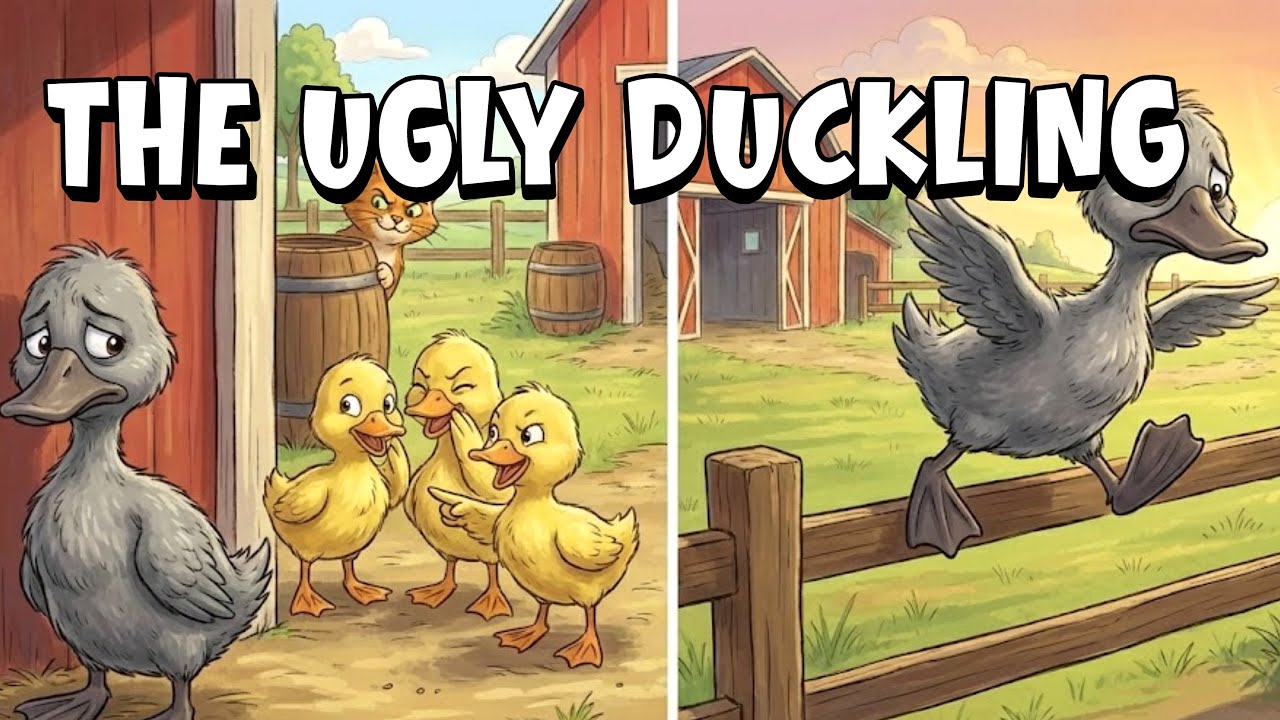 The Ugly Duckling | A Cozy Bedtime Story about Resilience & Inner Beauty | Classic Tale for Kids