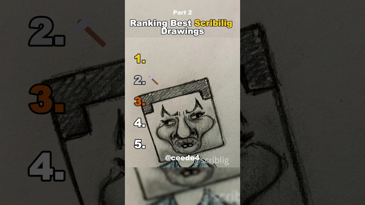 Ranking Top 5 Scriblig Drawings!