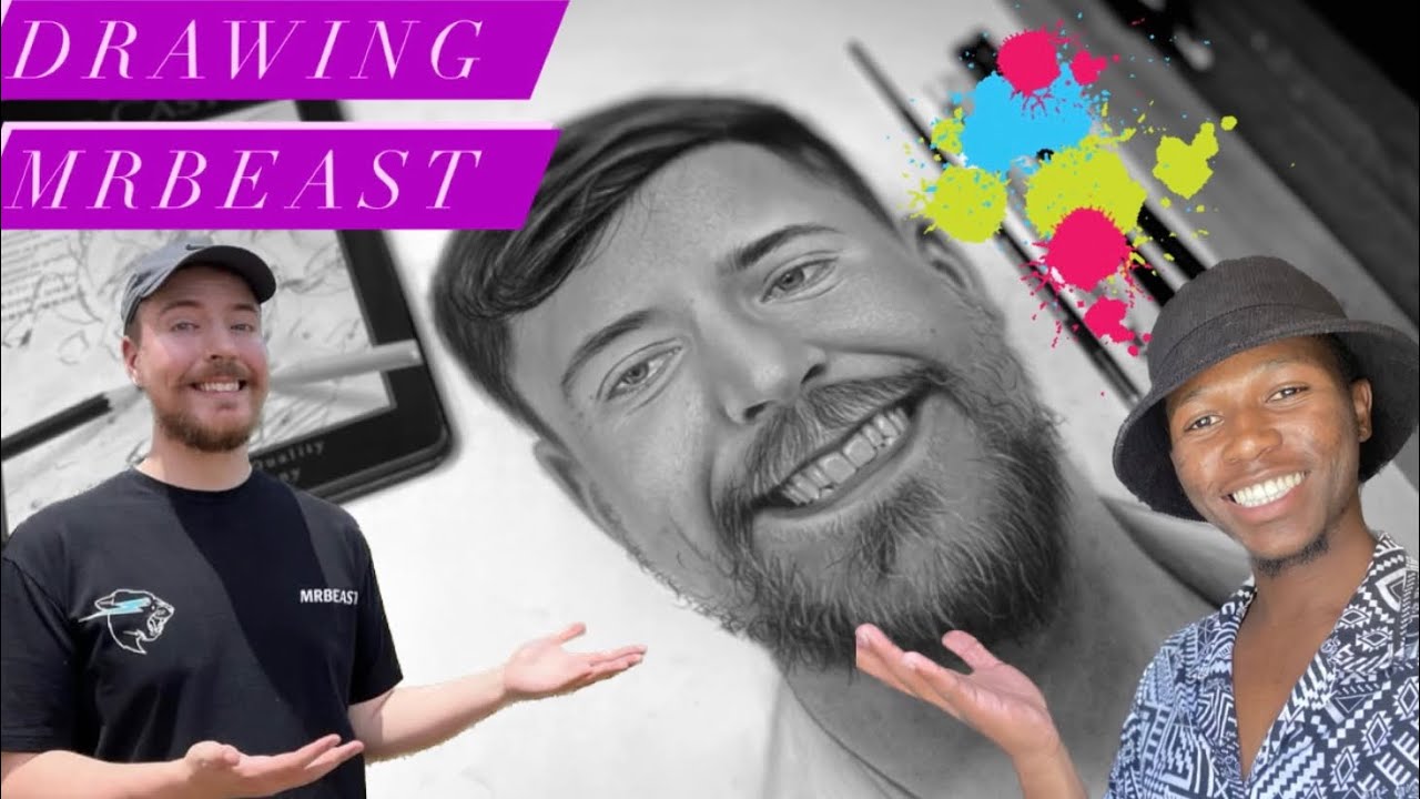 Let’s Draw MrBeast 🤫@MrBeast #drawing #mrbeast #art #fyp #shorts #trending