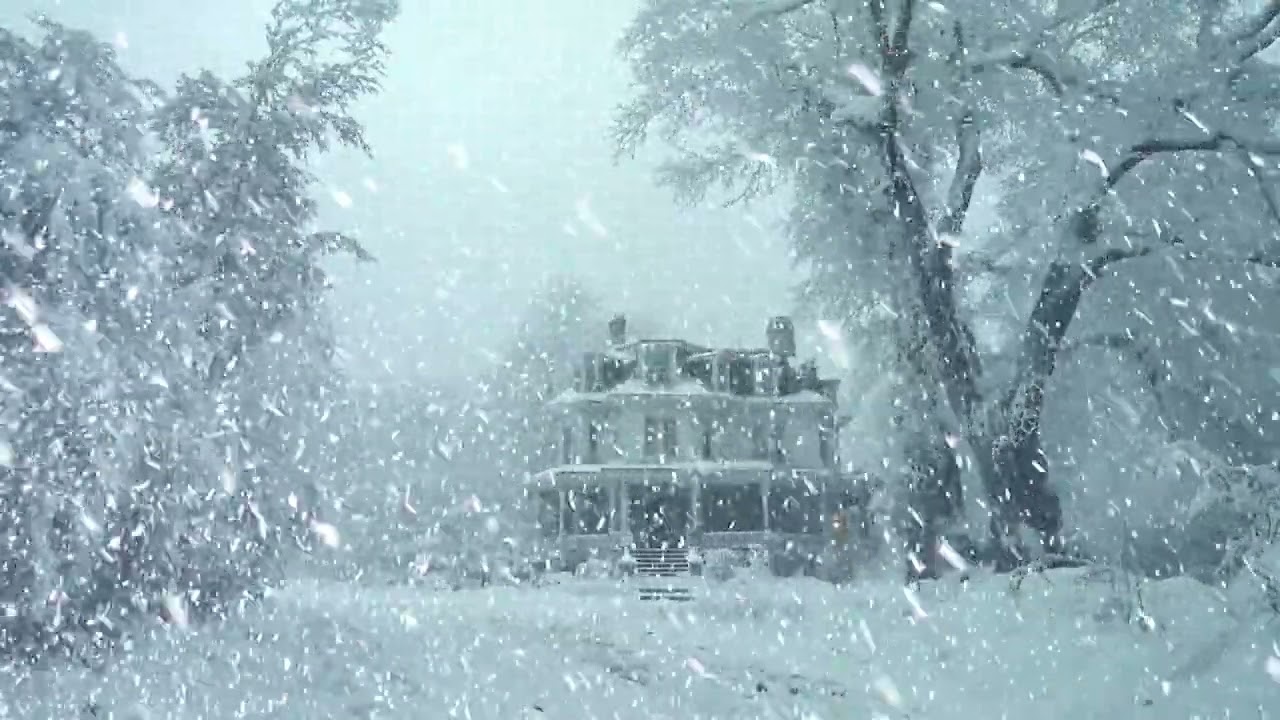 Winter Blizzard Sounds | Cold Wind and Heavy Snowfall for Deep Relaxation & Sleep