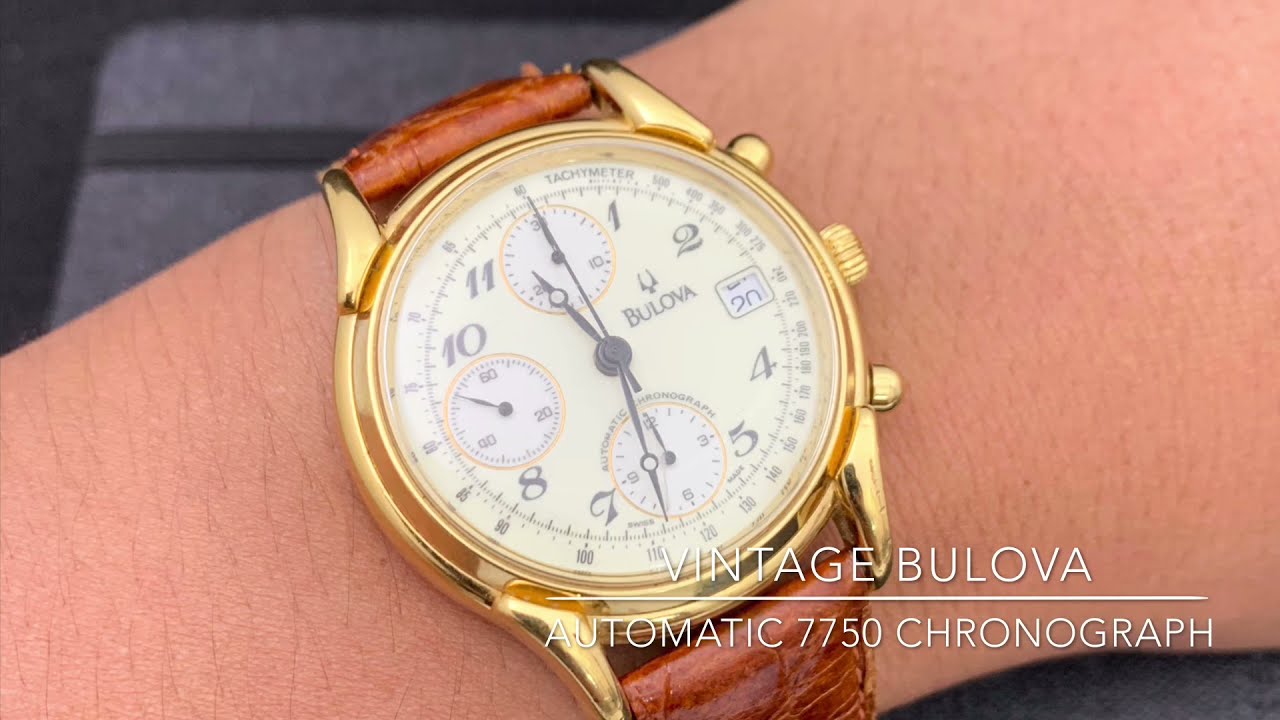 #42. (ĐÃ BÁN) Bulova Automatic 7750 Chronograph| Đồng hồ Bulova thể thao tự động ETA 7750.