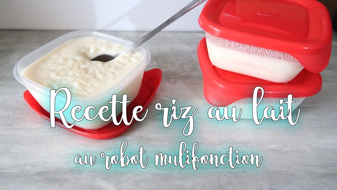 RECETTE DU RIZ AU LAIT CRÉMEUX AU ROBOT MULTIFONCTIONS ( Thermomix, Monsieur cuisine... )