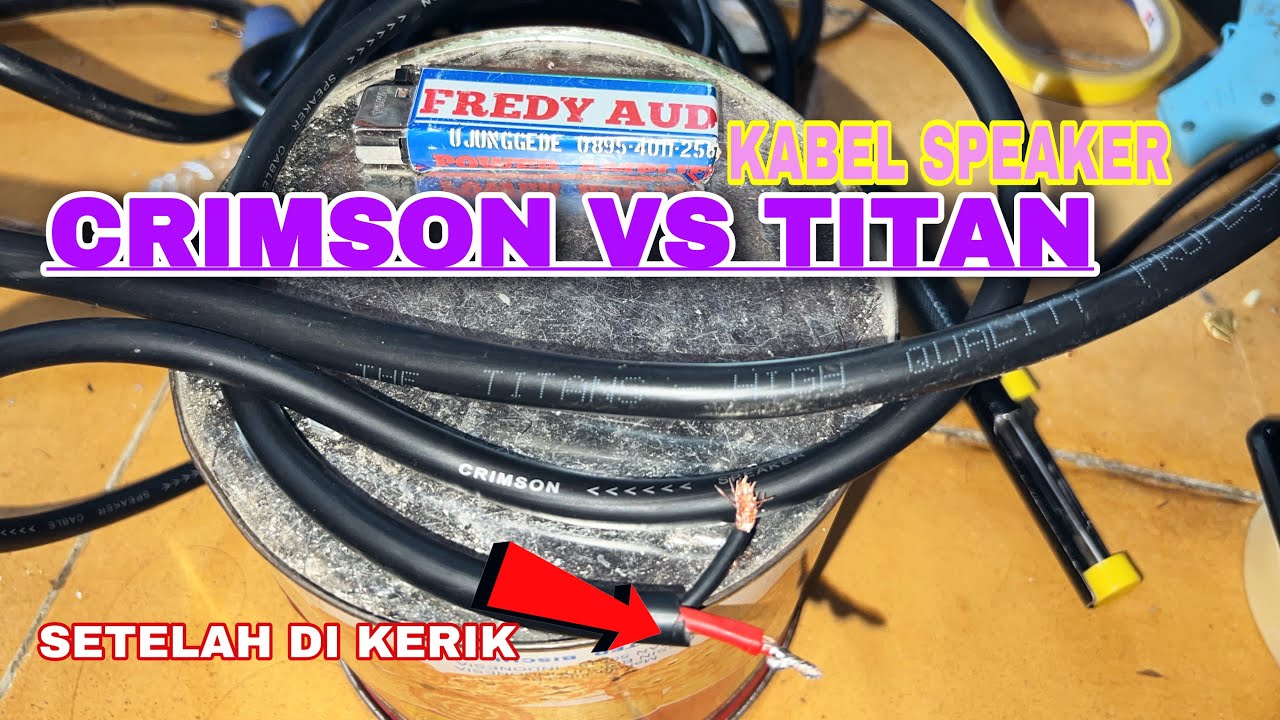 Kompare Kabel Speaker Crimson Versus Titans 2.5mm