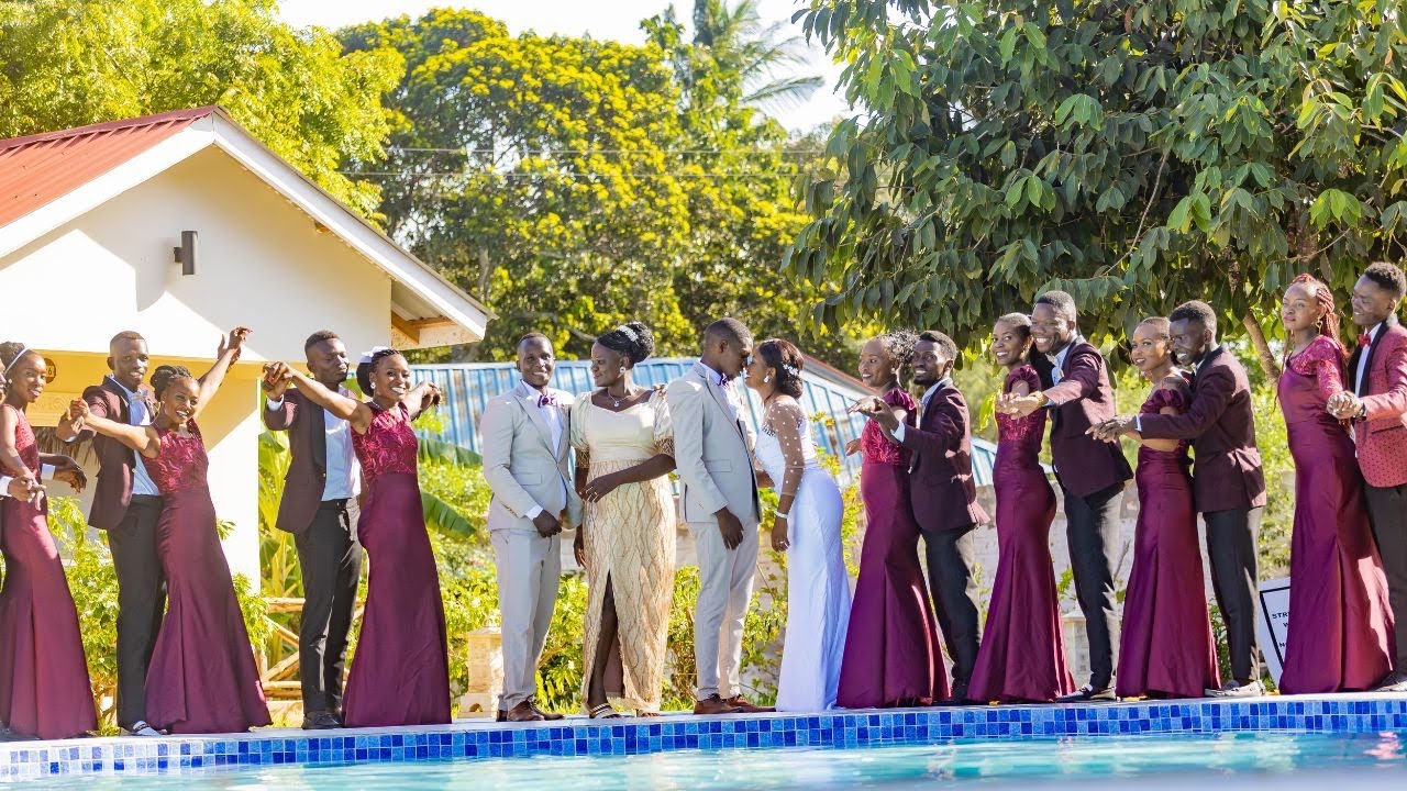 COASTAL WEDDING NEWTON WEDS PENINA KILIFI KENYA