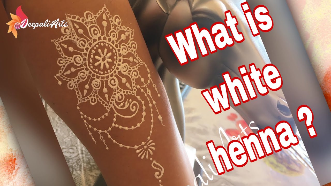 What is white henna and how to use | Is there any side effects | Explain in Hindi | DIY white henna