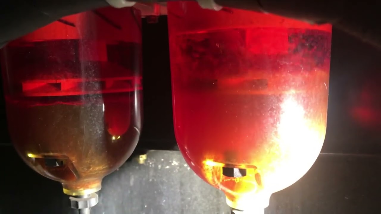 fuel filters working overtime. contaminated diesel.