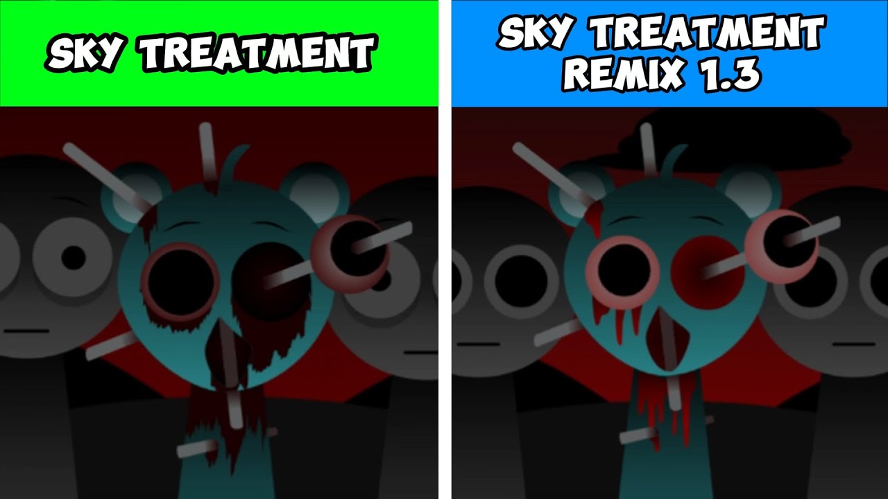 Incredibox Sprunki Sky Treatment Original New Mod vs. Sky Treatment Remix Version 1.3  New Update