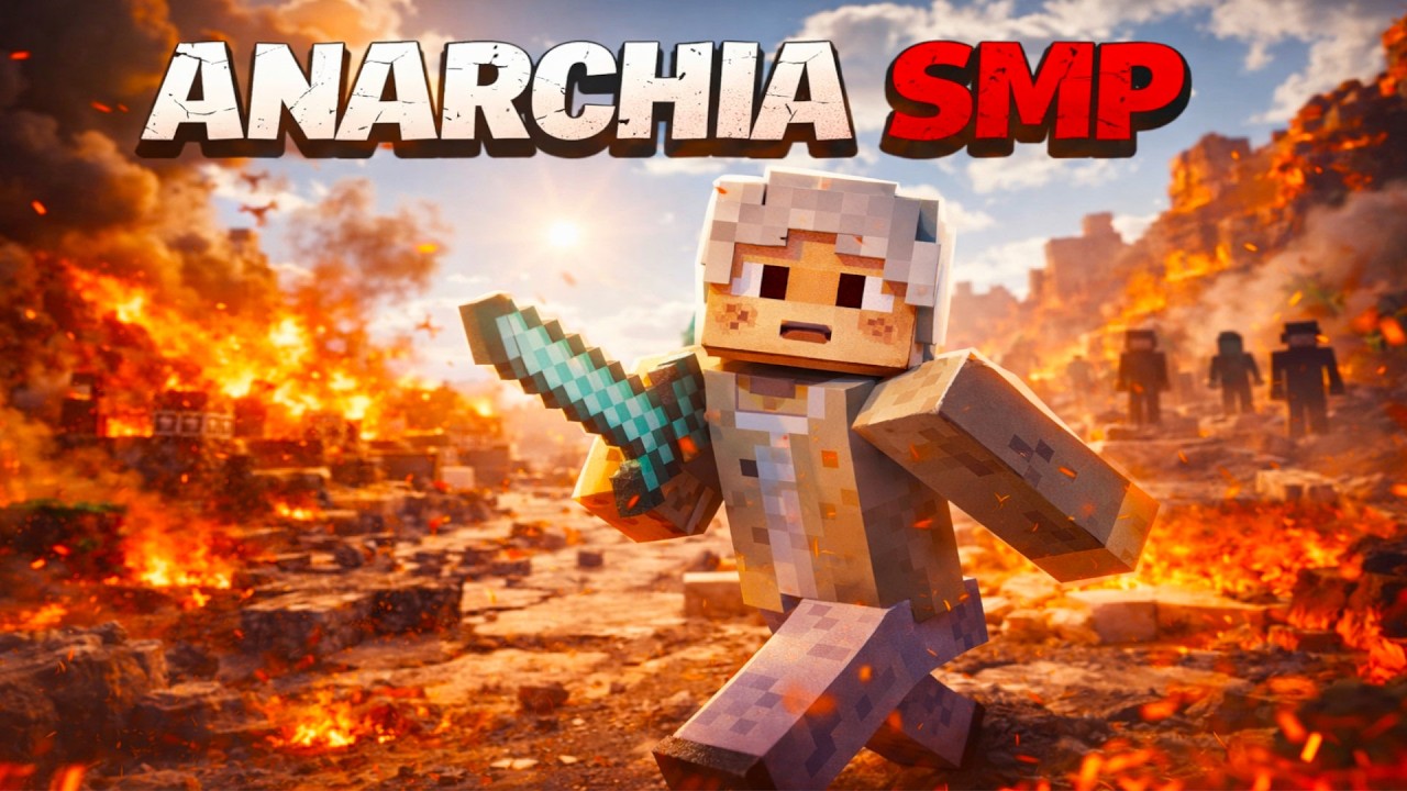 🔴LIVE!👀 Pierwszy Raz Na ANARCHIA SMP! NooB Vs Najtrudniejszy Serwer XD